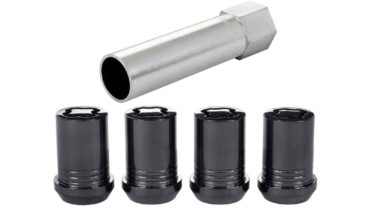 McGard+HEX%2FTuner+%C3%89crous+antivol+M12x1.50+Noir+-+Conique+-+Longueur+21mm